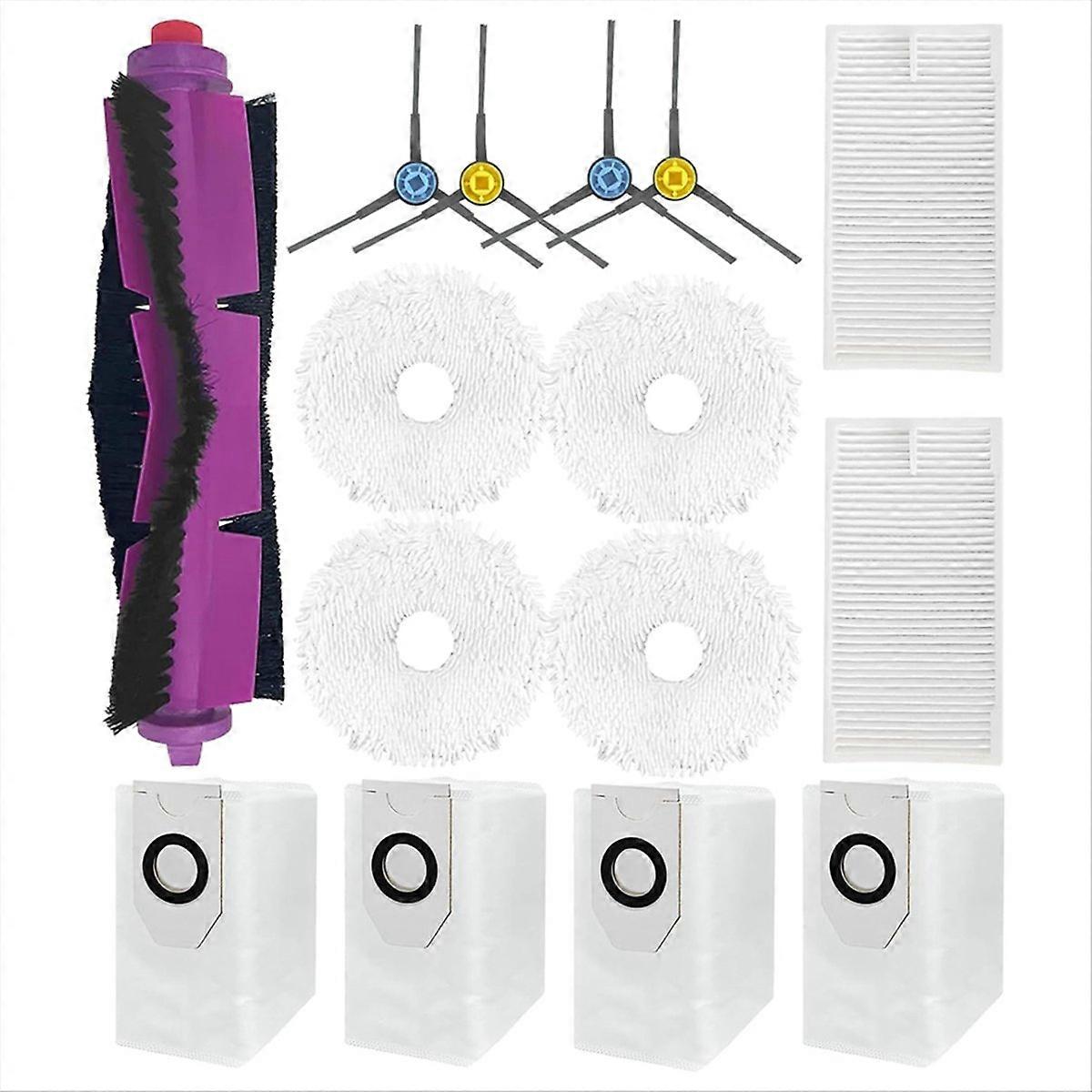 For Eureka J12 Ultra Vacuum Cleaner Main Side Brushes Hepa Filters Mop Pads Dust Bags Replacement Pa