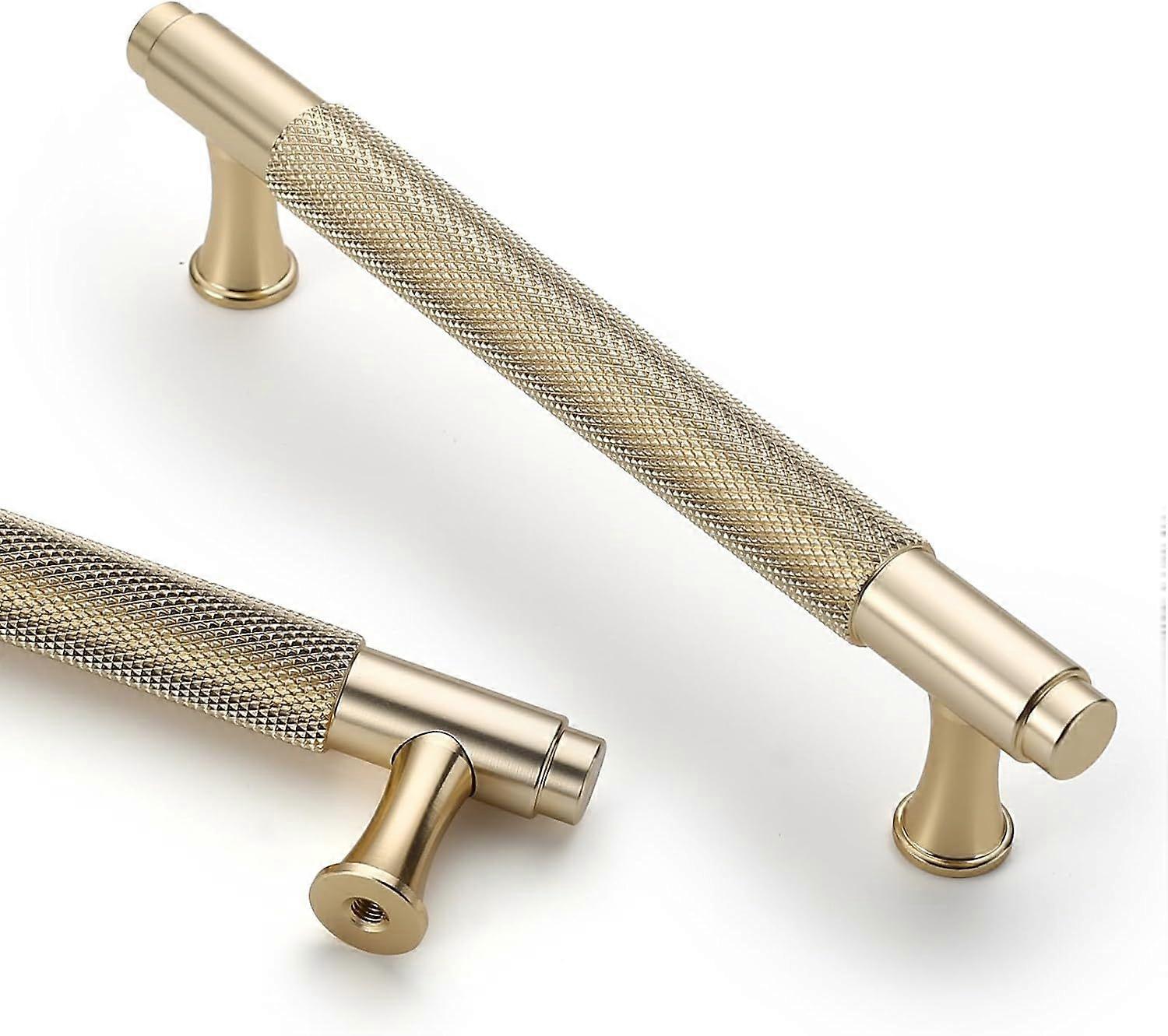 SeraphinaT 10 Pack Gold Kitchen Cabinet Knobs and Pulls