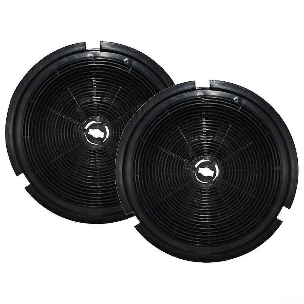 1/2 Pcs Round Active Charcoal Filter 190 Mm Diameter For Exhaust Hoods Replacement Compatible With K25 Models 2 Pack