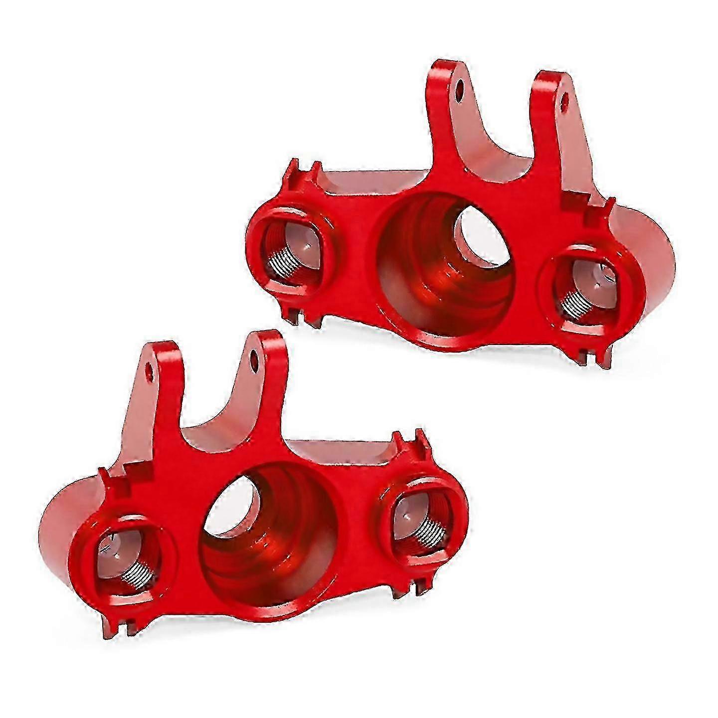 For C Hubs Caster Blocks Kit For Traxxas 110 Rc Car Upgrade Parts Red