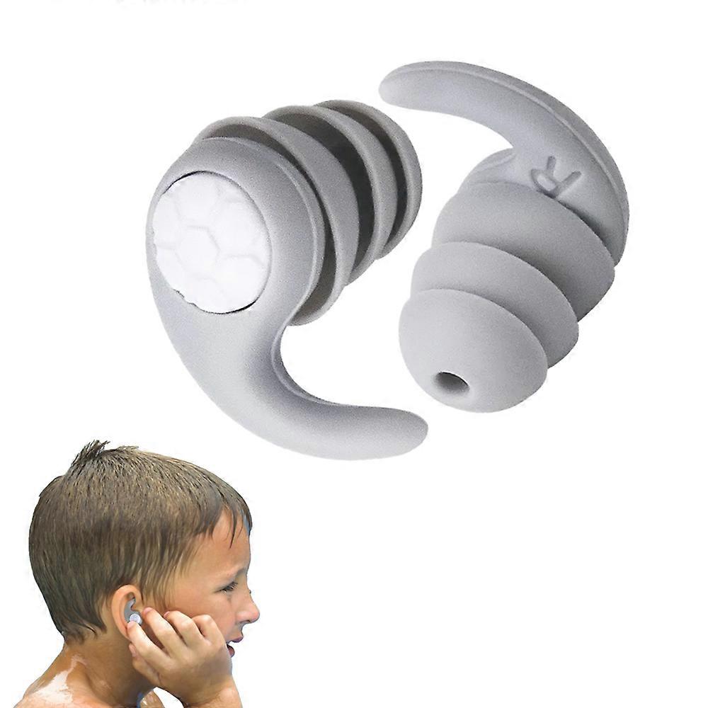 Swimming Ear Plugs Reusable Silicone Earplugs for Noise