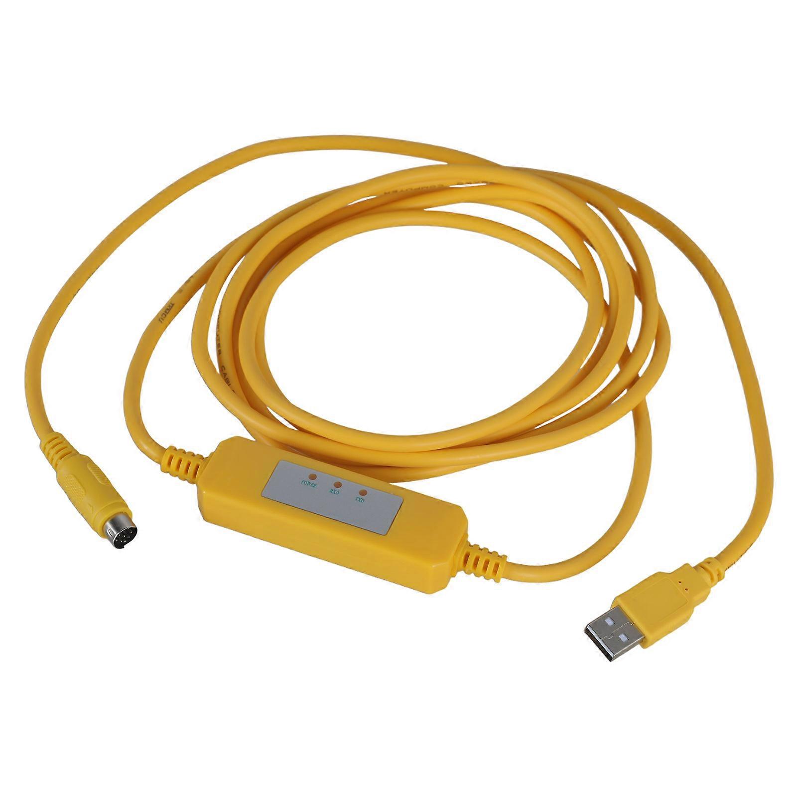 Programming Cable USBACAB230 USB Interface Programming Cable for DVP Series PLC USB-DVP USB-ACAB230 PLC Multicolor