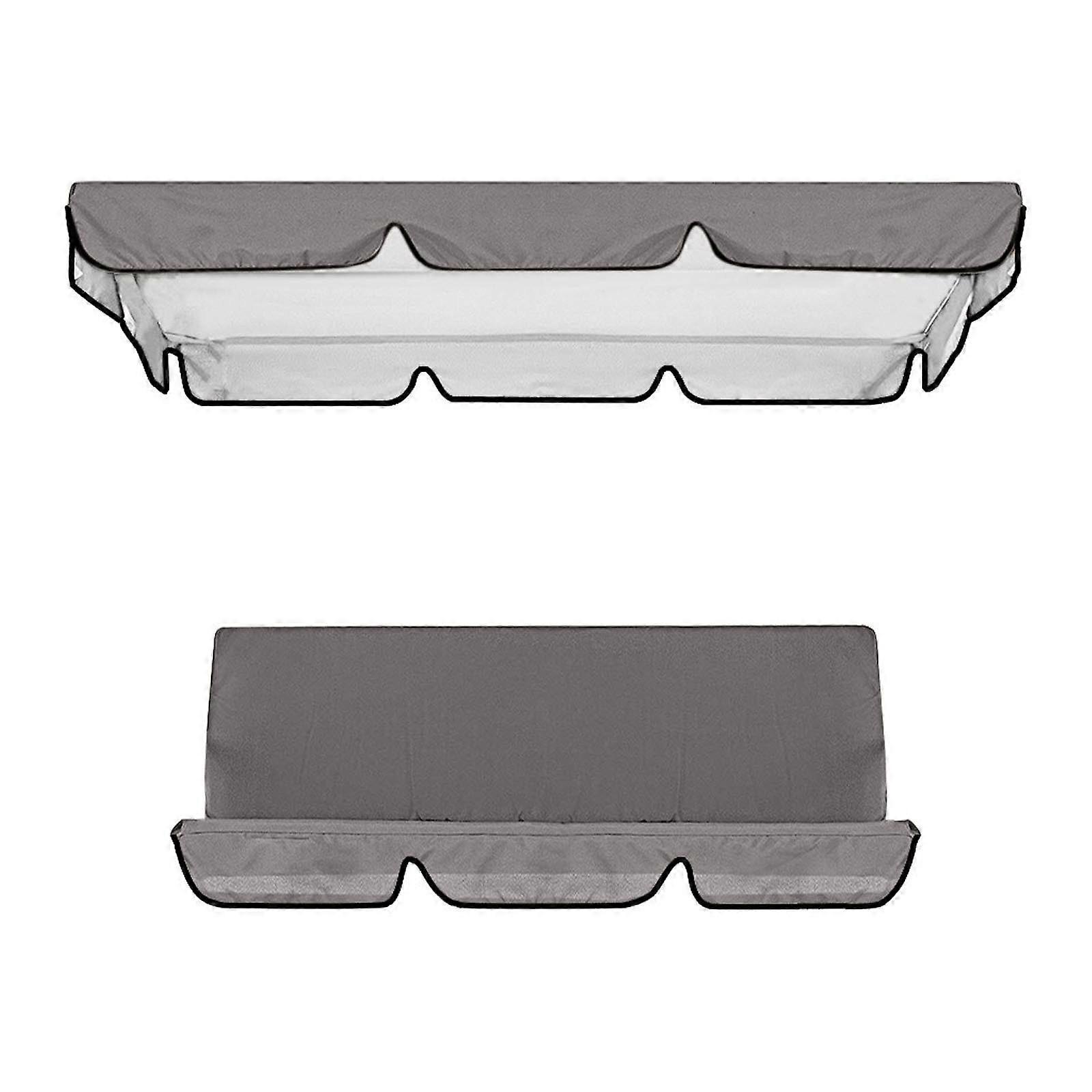 Jacenvly Soft Valentine's Blanket - Oxford Cloth Canopy for Garden Seat, Compatible with Double Hammock, Patio Replacement Cover