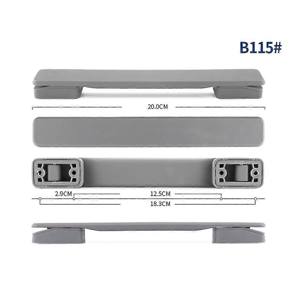 مقبض الأمتعة البلاستيك سحب مقابض قبضة استبدال قطع غيار لحقيبة السفر cy