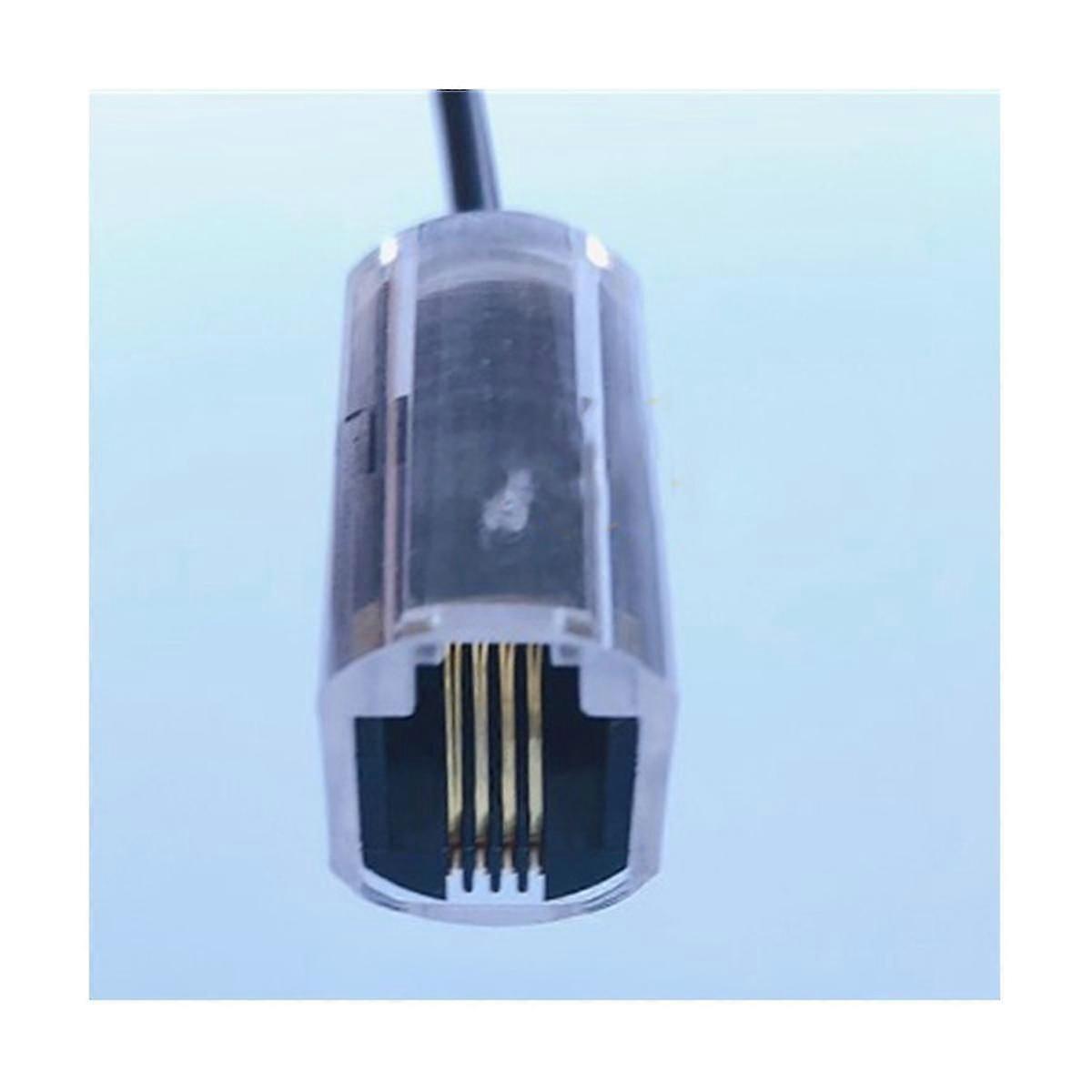 4pcs Telephone Cord Detangler Rj9 4p4c 360 Degree Extended Rotating Anti-t-angle Black Telephone Co