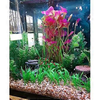 Große Aquarienpflanzen Künstliche Kunststoffpflanzen für die Aquariendekoration 15,7 (40cm) Zoll hoch 7,09