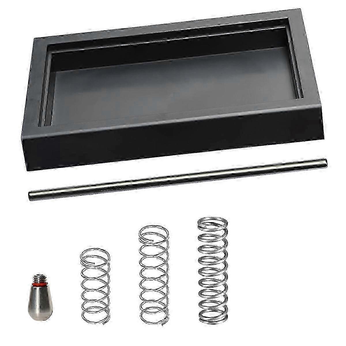 Low Profile Drip Tray & Steam Tip with Spring Modification Kit for Gaggia Classic Pro Espresso Machines