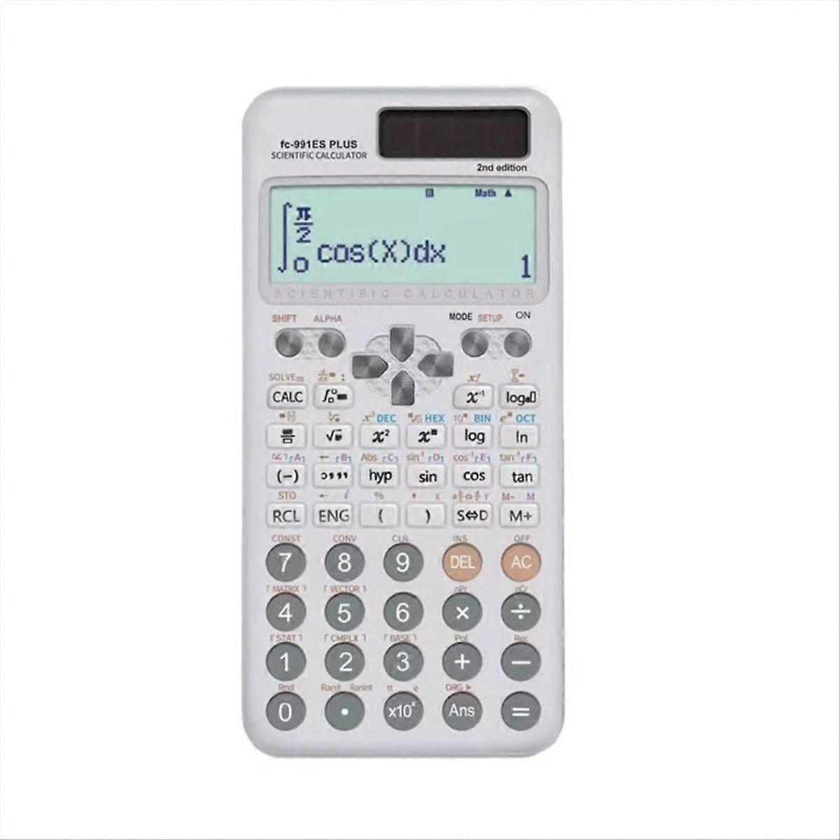 991ES PLUS-2nd Scientific Calculator 417 Functions Solar Functional Calculator for School Students