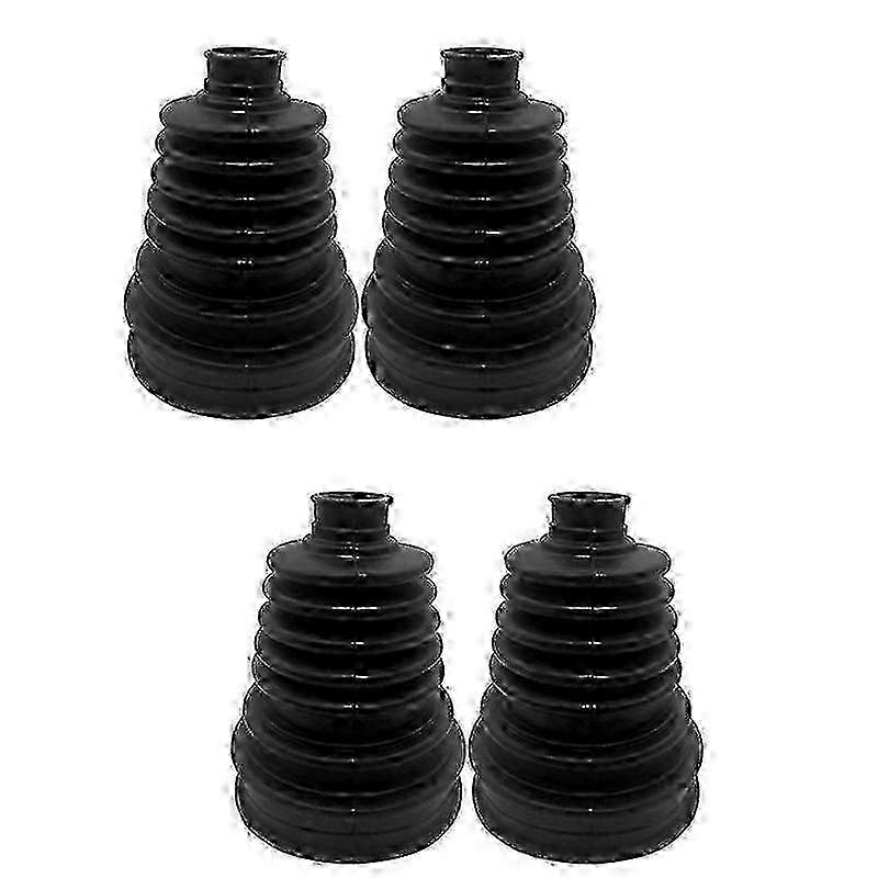 4pcs Universal Silicone CV Boot Constant-velocity Dust Cover Joint Boot Drive Shaft Strong Elasticit