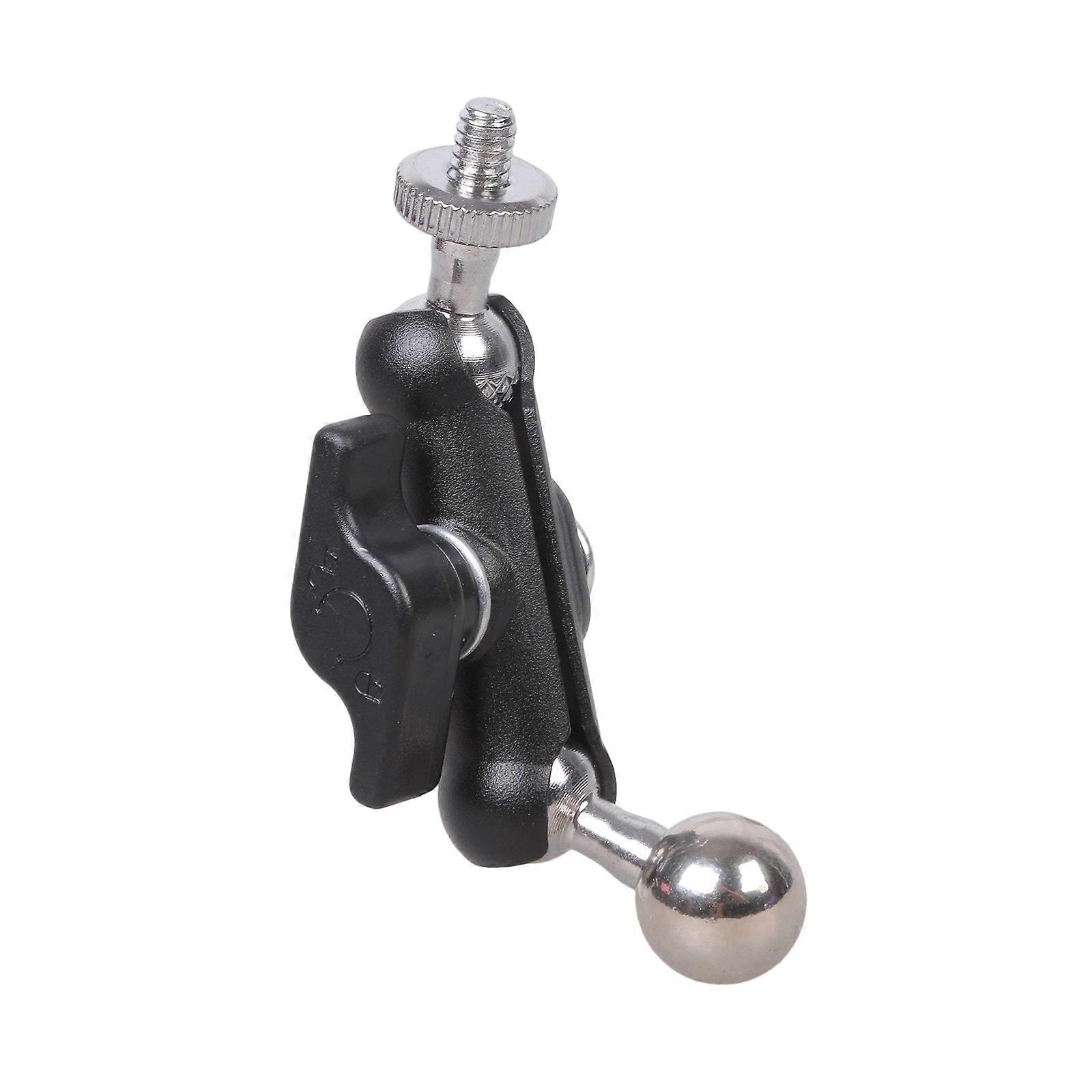 Multiple Angle Rotating Metal Adapter 17mm Ballhead Adapter To 1/4 Male Thread Photography Stabilizer Mounting Bracket Multicolor