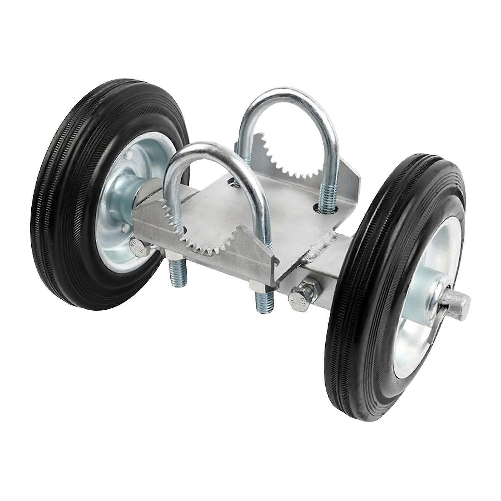 Practical Rubber Wheel Gate Support for Frame Accessory with Sliding and Swinging Metal Gate Easy Installion Designs  8 inches