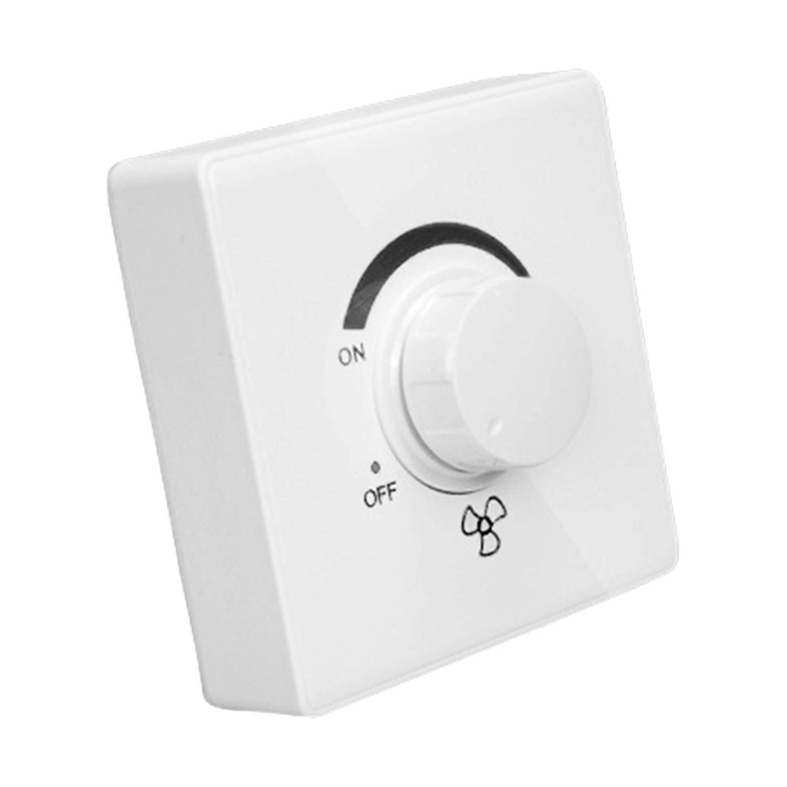 Fan Speed Controller Surfaces Mount Stepless Adjustment Household Fan Speed Control Panel 86 Type Fan Speed Regulator Multicolor