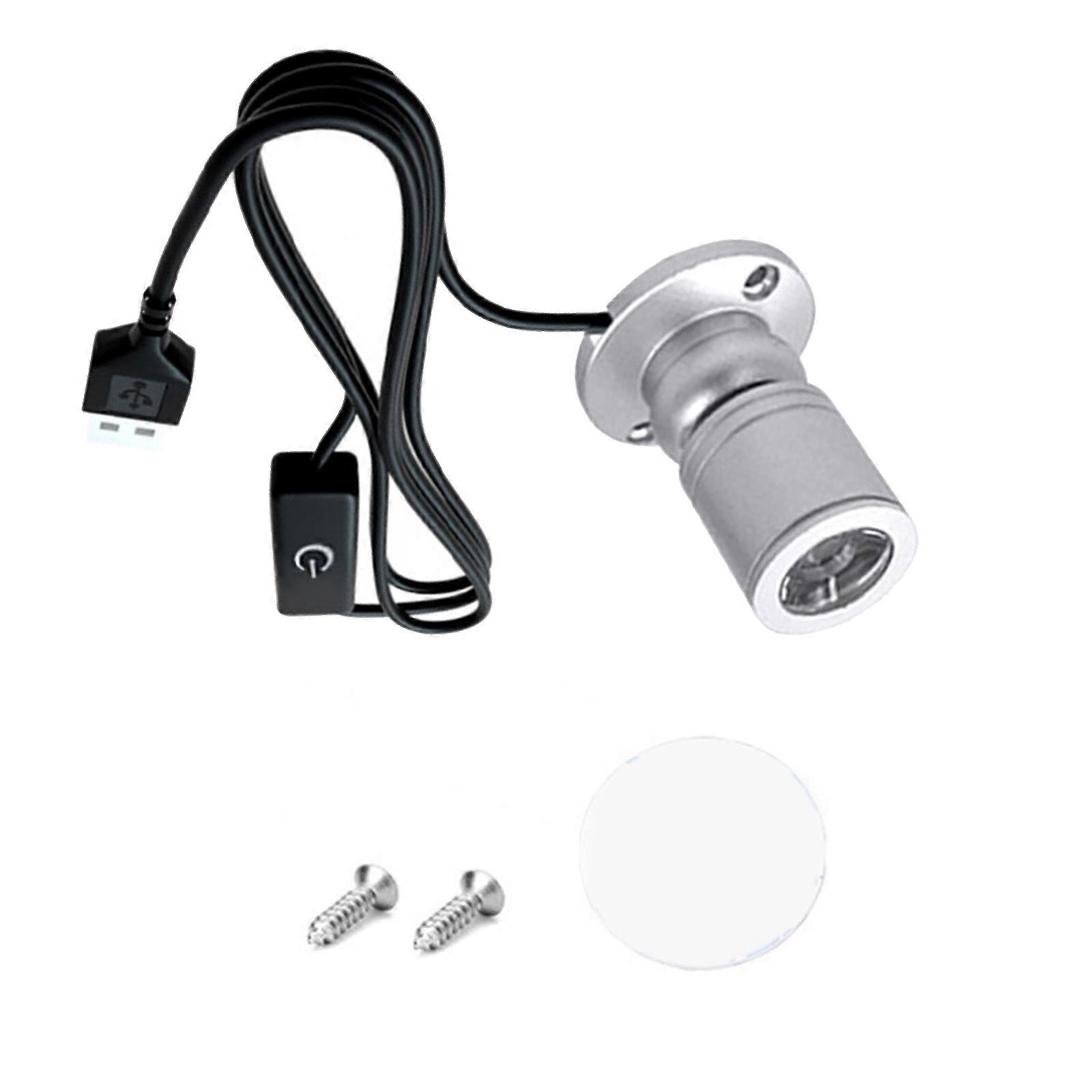 5V LED Cabinet Spotlight Showcase Display Ceiling Lights Indoor Atmosphere Night Lamp Wine Cabinet Counter Ceiling Lamp Multicolor