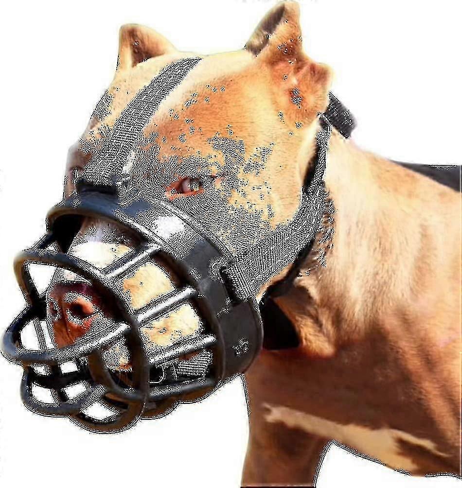 Soft Basket Muzzle For Dogs Secure And Comfortable Fit, Better Prevent Bites, Chewing And Barking Muzzle