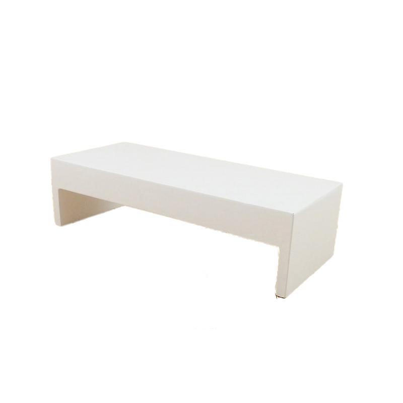 娃娃屋现代白咖啡桌当代 1：12 家具