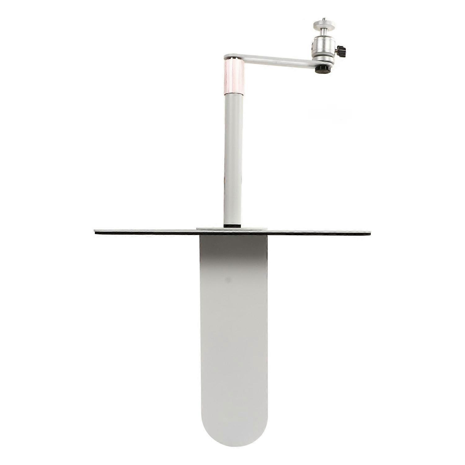 Projector Stand 24‑40CM Adjustable Angle Projector Mount Holder 1/4in Thread for Sofa Bedside White