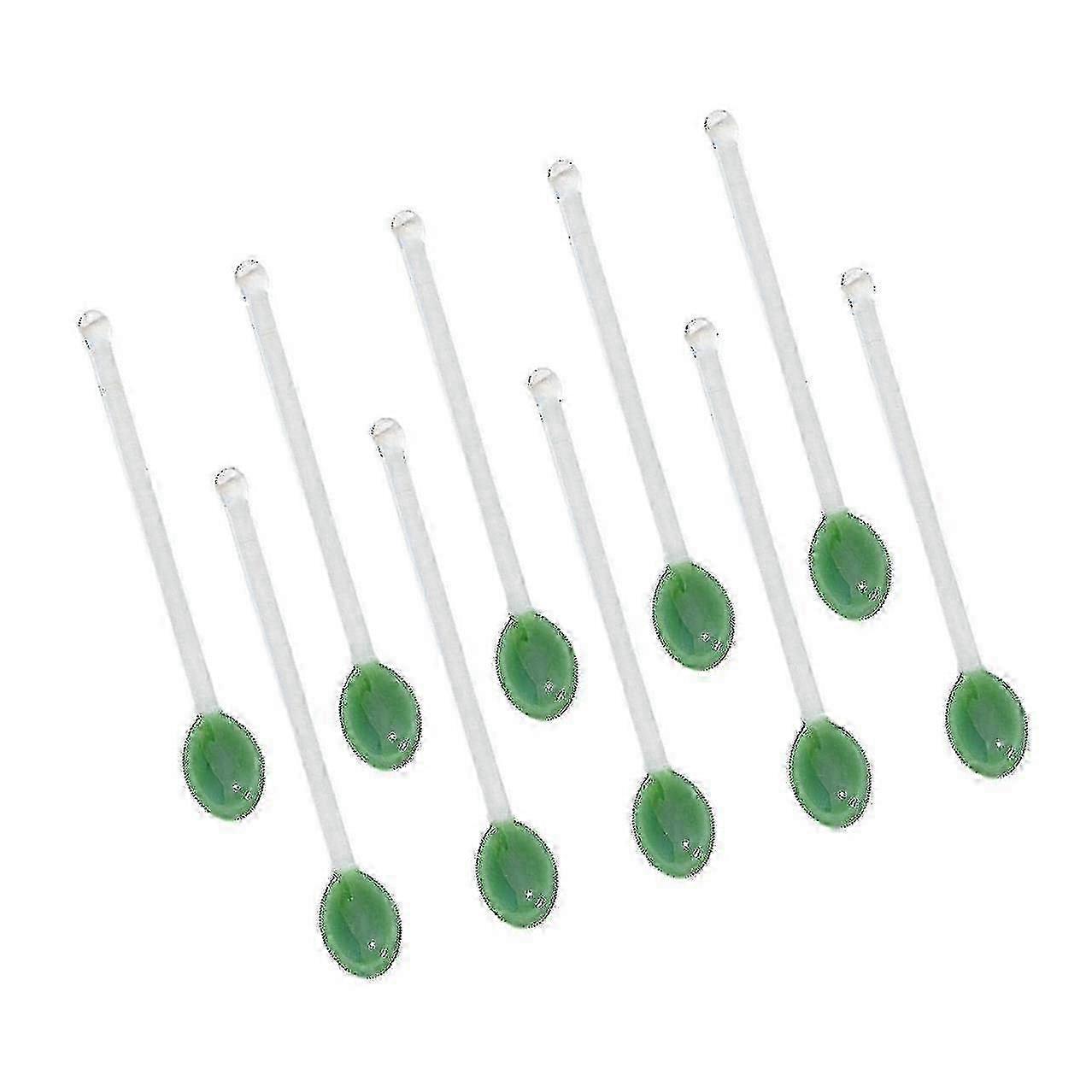 Set di cucchiaini da caffè - 10x cucchiaini da tè in vetro lavabili in lavastoviglie