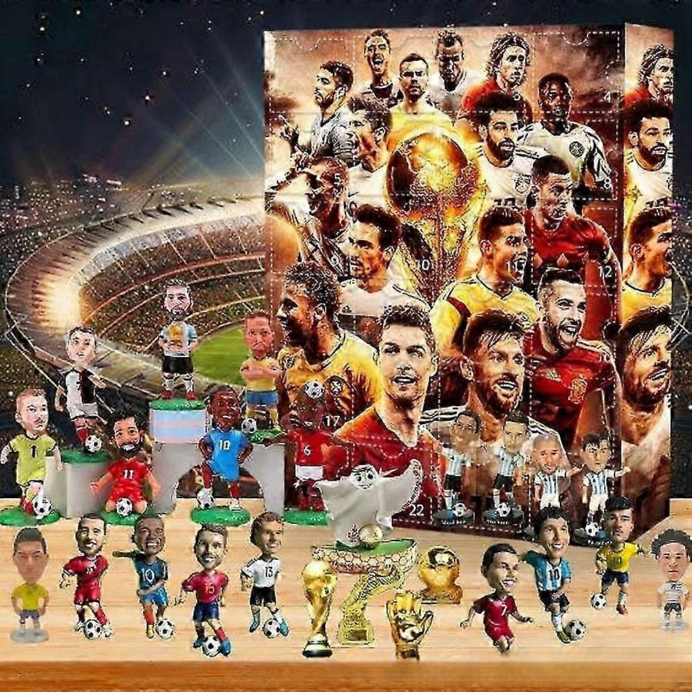 2025 World Cup Advent Calendar World Cup Advent Calendar Christmas Blind Box Messi, Cairo, Mbappe, e