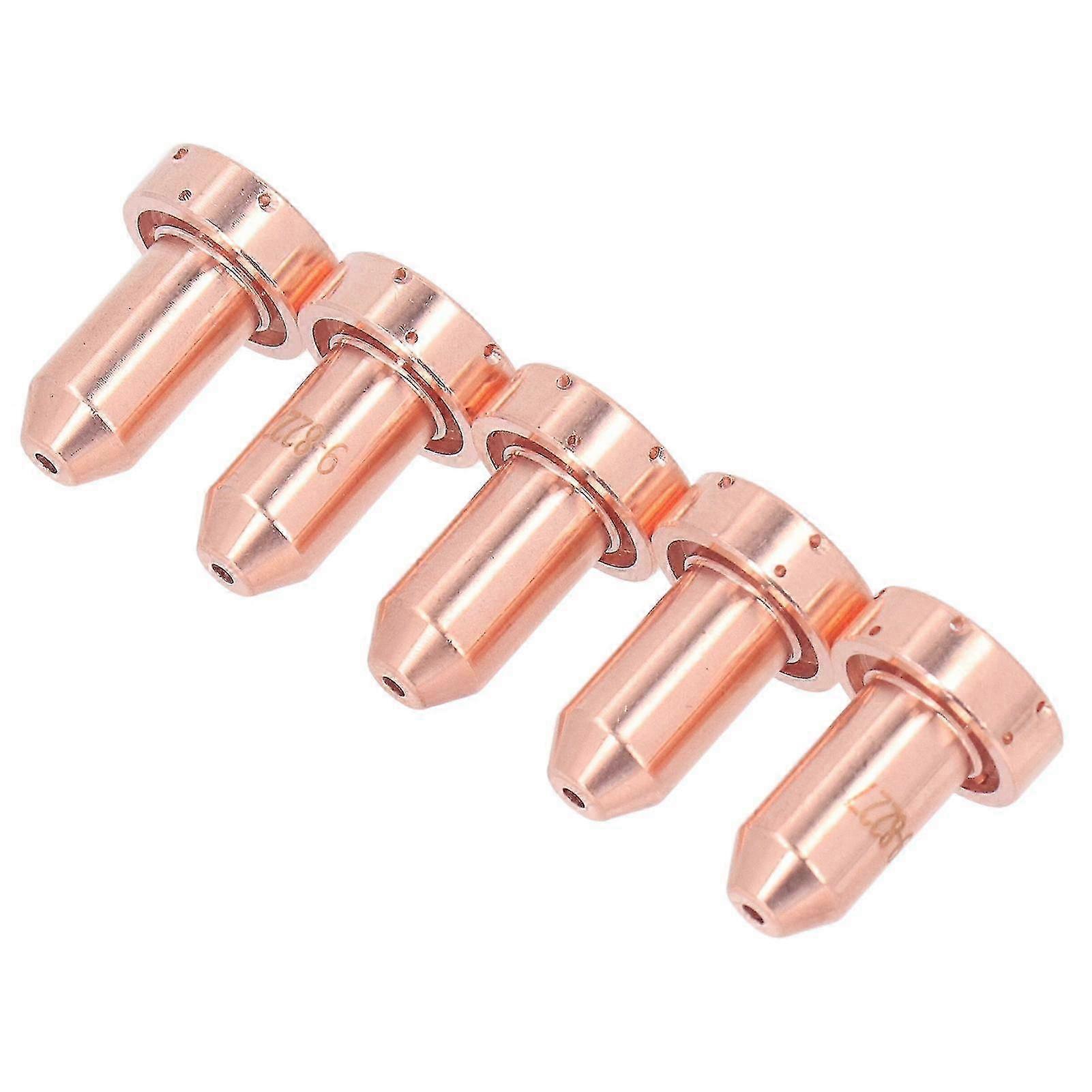 5 Pcs Nozzle Tip 9‑8227 Brass Nozzle Tips for Thermal Dynamics SL60 SL100 Plasma Cutting Torch