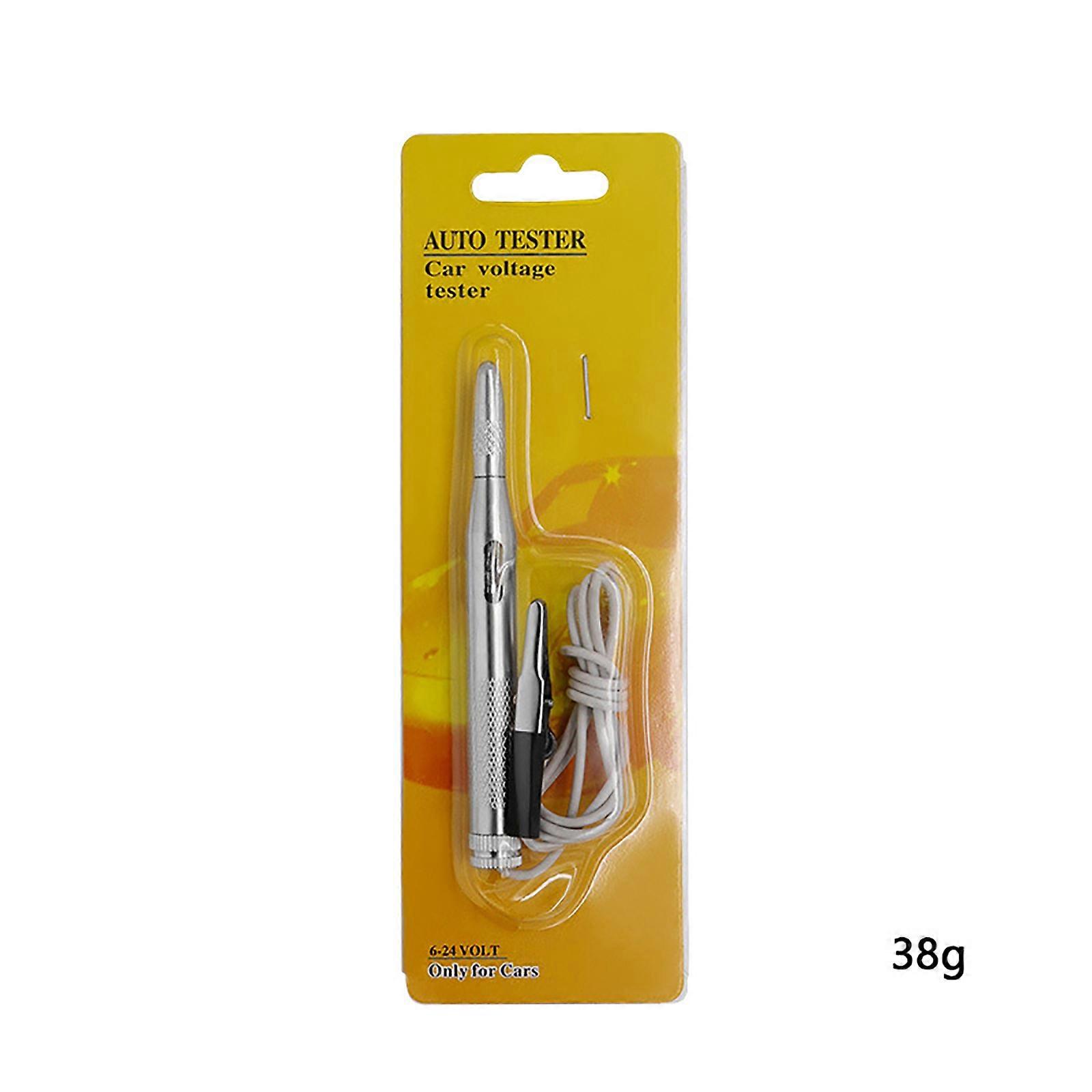 Automobile Circuit Tester, 6-24V Test Light Hard Steel Probes Vehicle Circuit Low Voltages Light Tester  pure copper