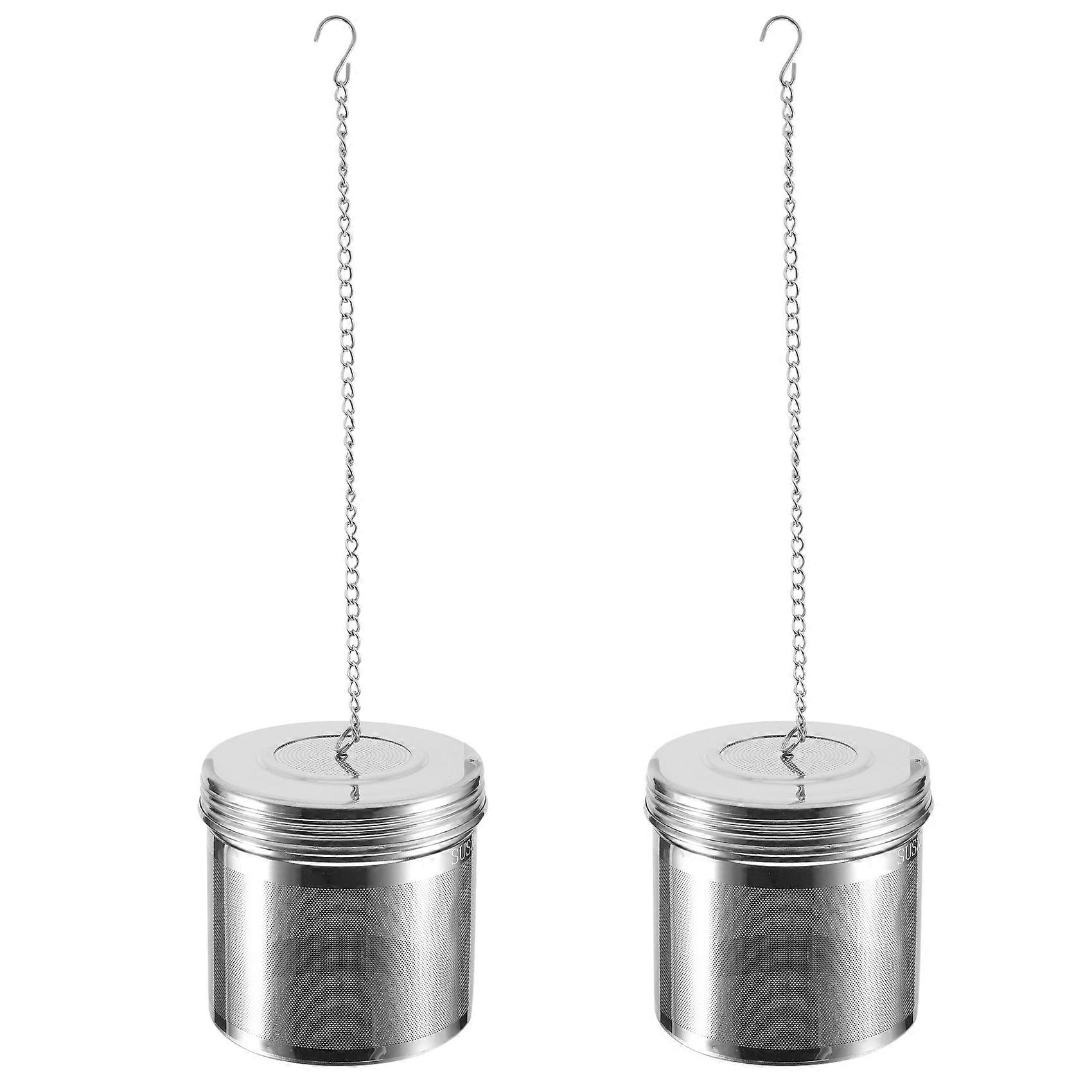 2 Pack Large Tea Ball Infuser for Loose Leaf Tea & Spice Infuser