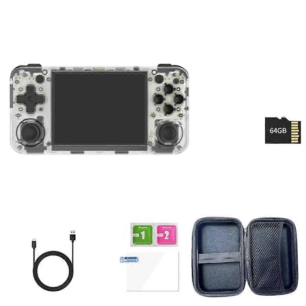 RG35XX H Retro Game Console 64G Retro Video Player Support Wireless/Wired Controller 5G WIFI HD TV Output B