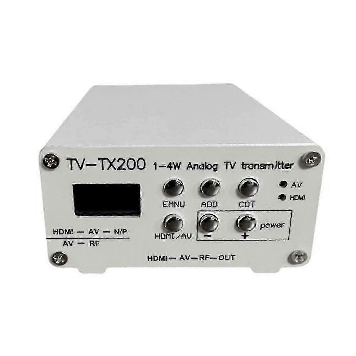 Analog TV Transmitter VHF/UHF Frequency Band Selectable Transmitter