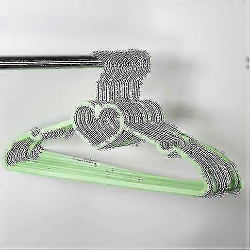 Heart Patterned Wardrobe Hangers 20-Pack - Sturdy & Lightweight for Everyday