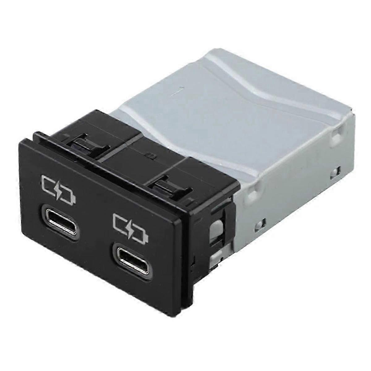 Car USB AUX Port Adapter Audio Player and USB Socket for