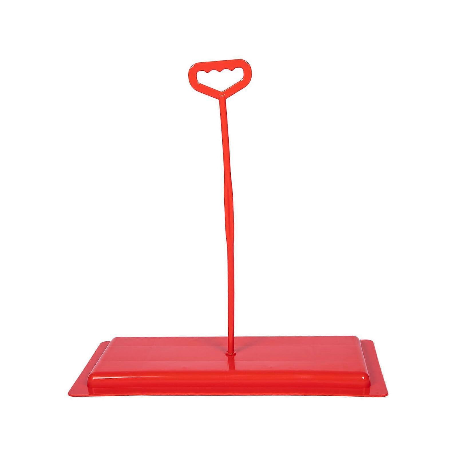 Squat Toilet Cover Plate with Handle Thickened Plastic Odor Blocker for Public Restrooms