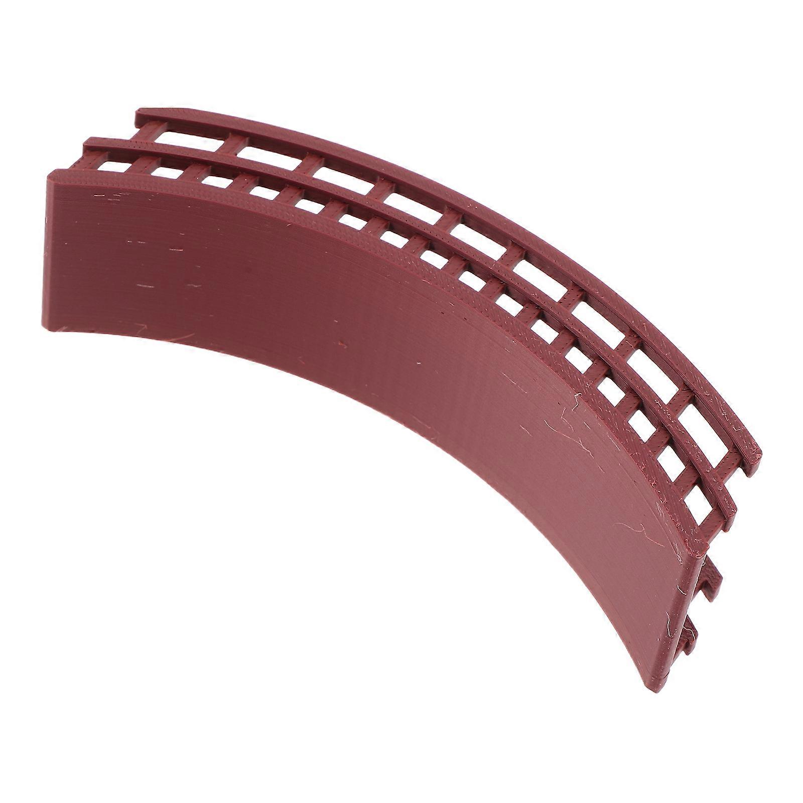 Dollhouse Arch Bridge for Decoration Micro Landscape Arch Bridge Red