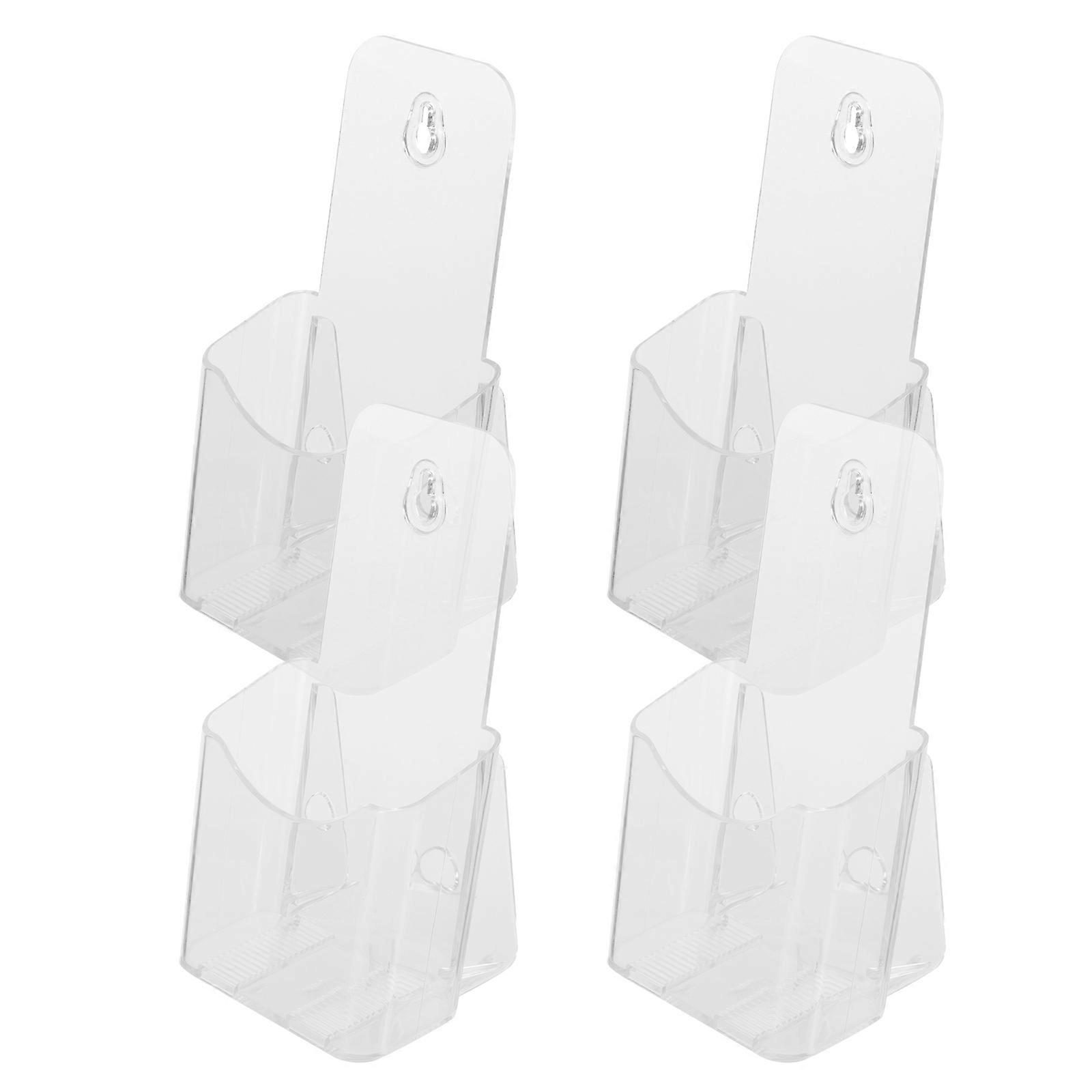 Brochure Acrylic Display Holder for Displaying Use 20Pcs Clear Acrylic Set