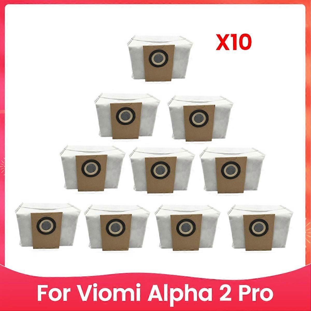 10 stk ikke-vevd støvpose for Alpha 2 Pro robotstøvsuger