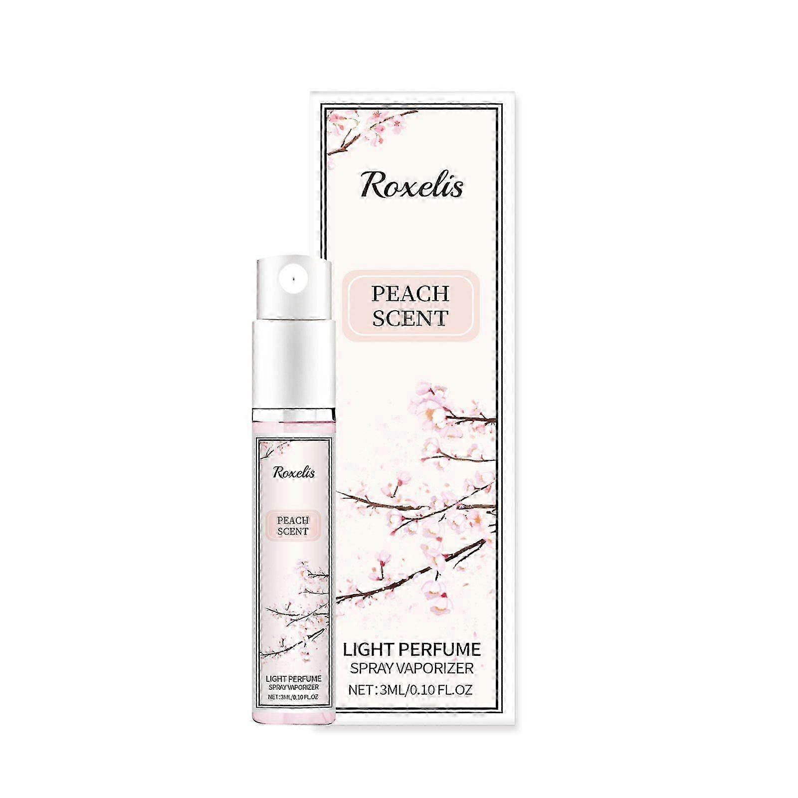 Roxelis Peach Perfume Spray Is A Refreshing And Long-Lasting Fruity Scent With A Delicate And Refreshing Fruity Aroma. It Is A Charming Perfume Spray