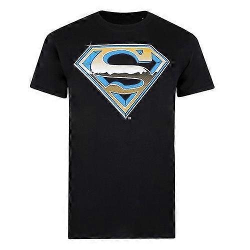 Superman Mens Chrome Logo T-Shirt