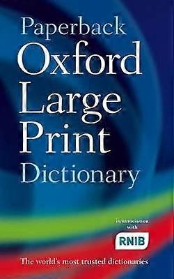 Paperback Oxford Large Print Dictionary