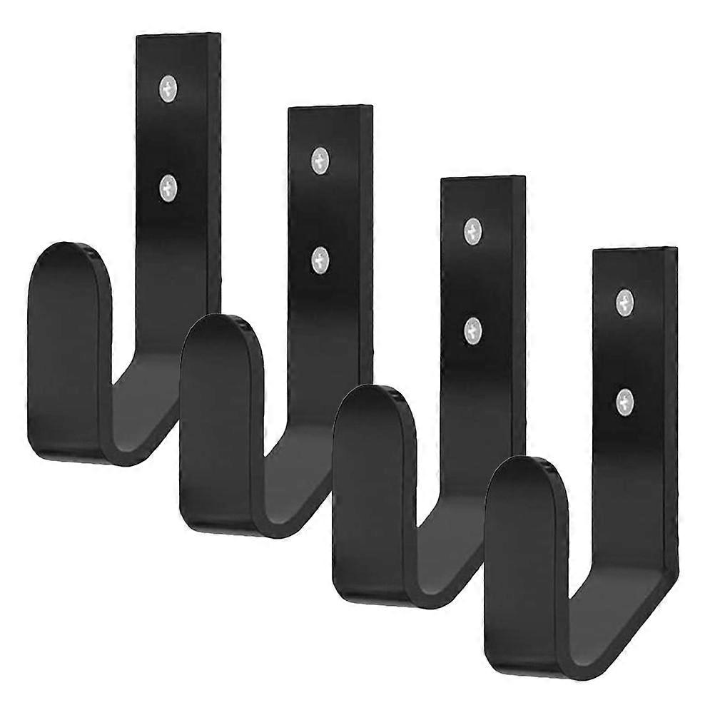 Keyboard Wall Mount Holder for Storage 4Pcs Acrylic Black Keyboard Rack