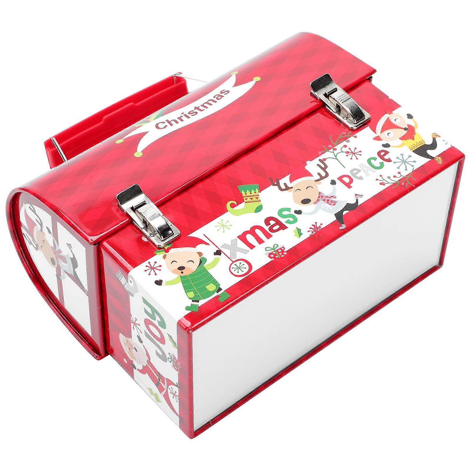 Christmas Saving Pot Iron Money Box Creative Coin Container 1Pcs