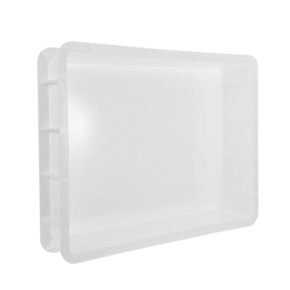 Dough Proofing Container Stackable for Pizza Dough Commercial Use White