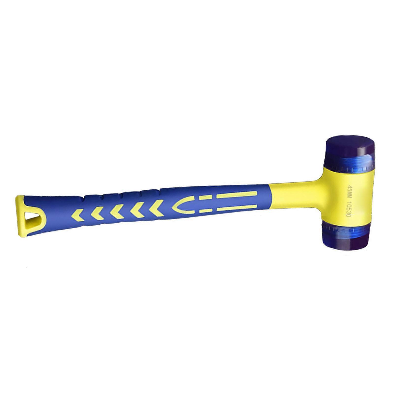 Professional Double Face Rubber Hammer Suitable For Efficient Safe Home Maintenance Handheld Tool Use Home Repair Tasks  45mm