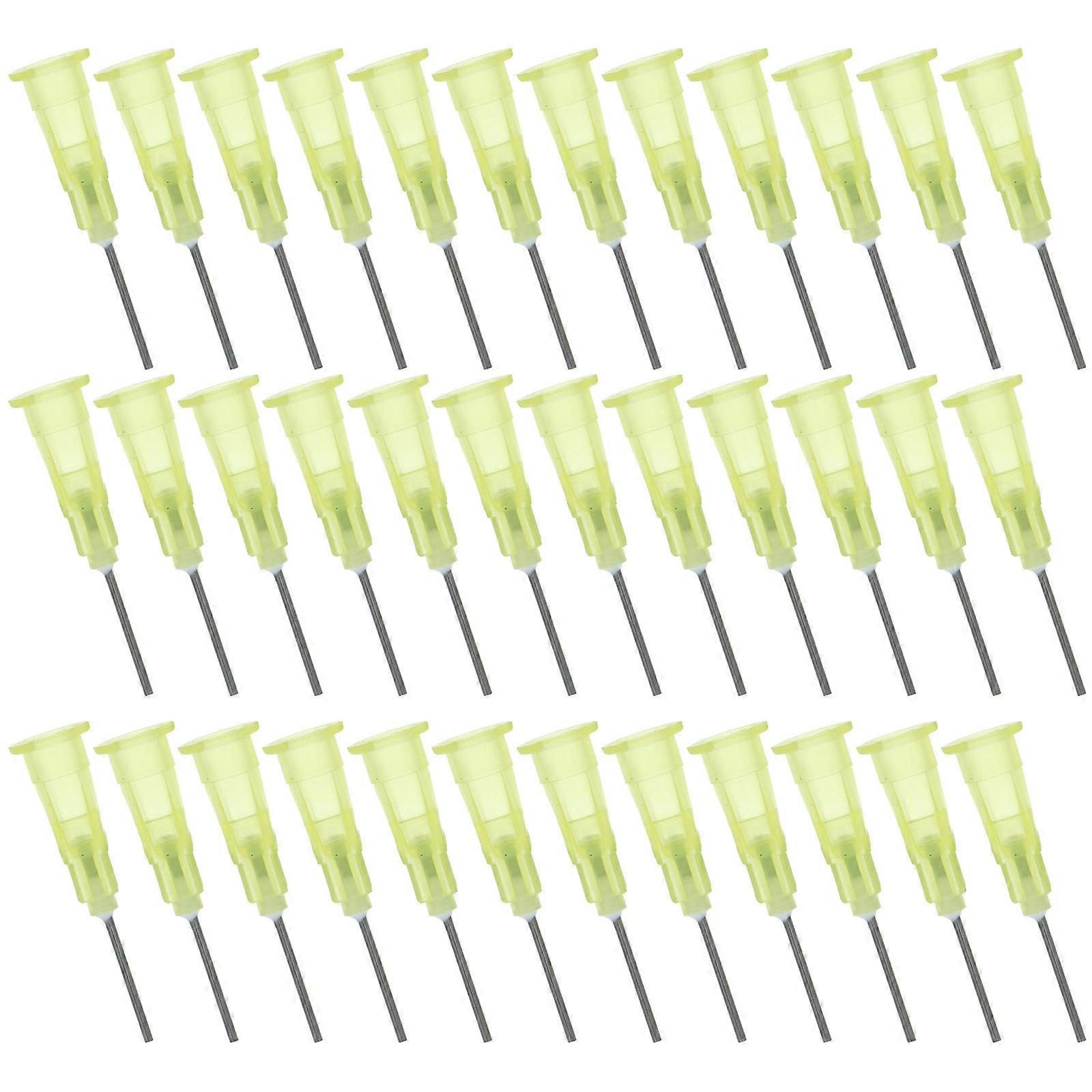 Flat Mouth Dispensing Needles for Precise Glue Application 100Pcs