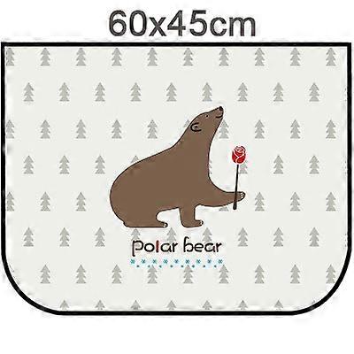 Rideau magn��tique de voiture dans la fen��tre de voiture, couverture de pare-soleil de fen��tre lat��rale universelle de dessin anim��, Protecti