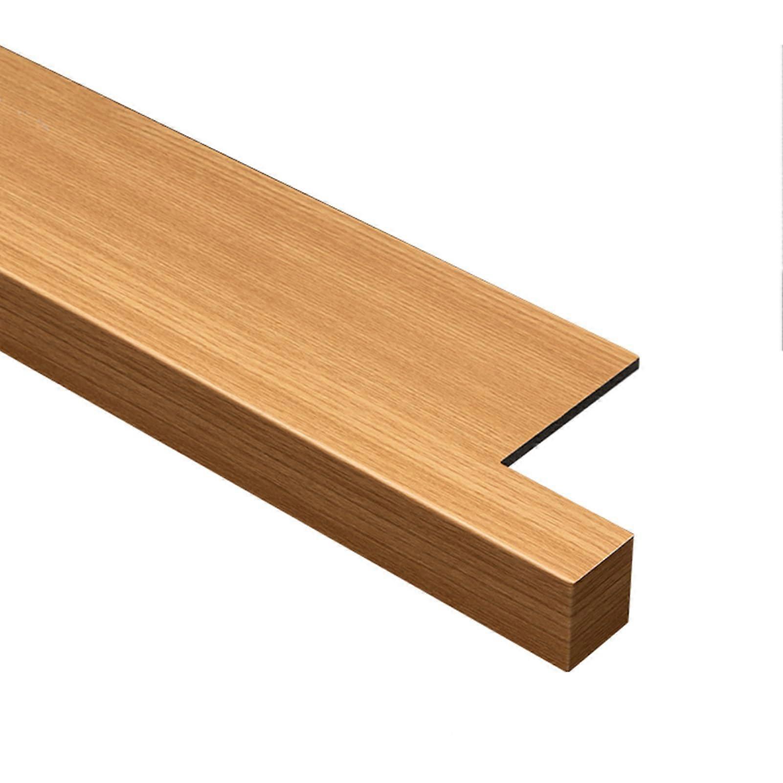 Oak Grain Acrylic Window Sill Protector for Pets, Scratch Resistant Ledge Cover 90x25cm