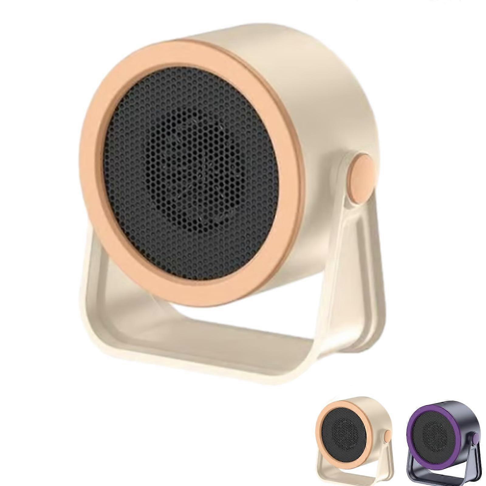 Portable Space Heater with Rapid 2Second Heating, 90° Adjustable, Mini Electric Heater for Indoor Use