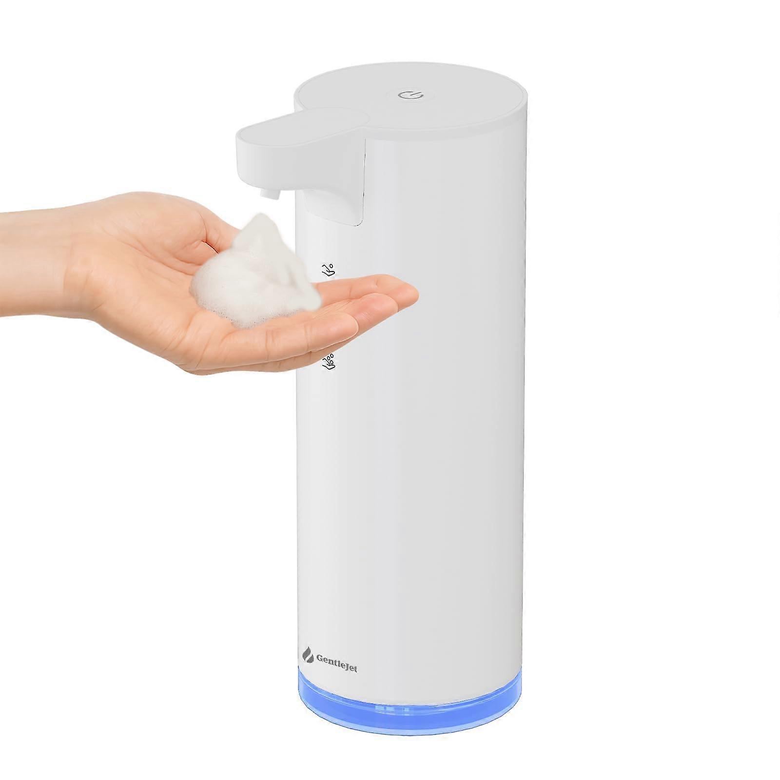 Automatic Foaming Soap Dispenser Touchless with Infrared Sensor, USBC Rechargeable, IPX5, 9.5oz White