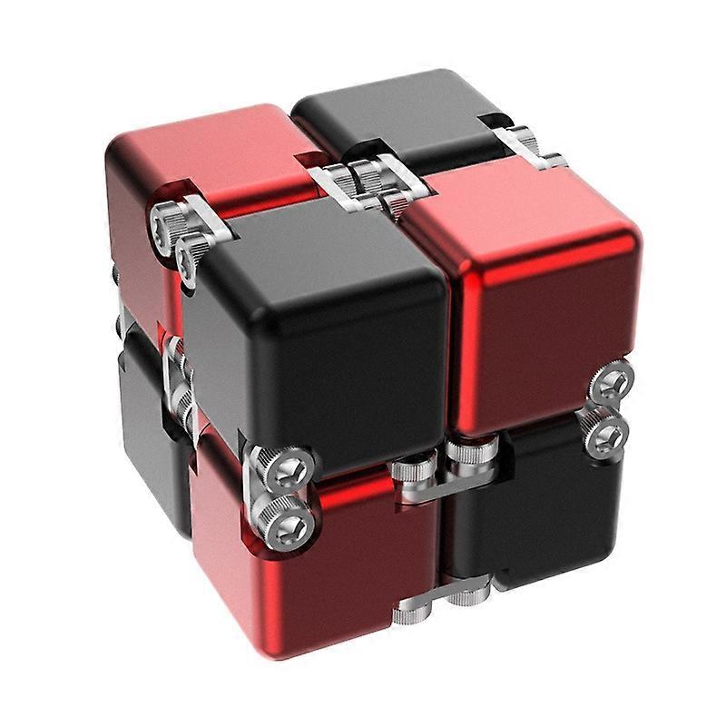 Aluminum Alloy Magic Cube DIY Assembled Developing Intelligence Decompression Fidget Toy Gift