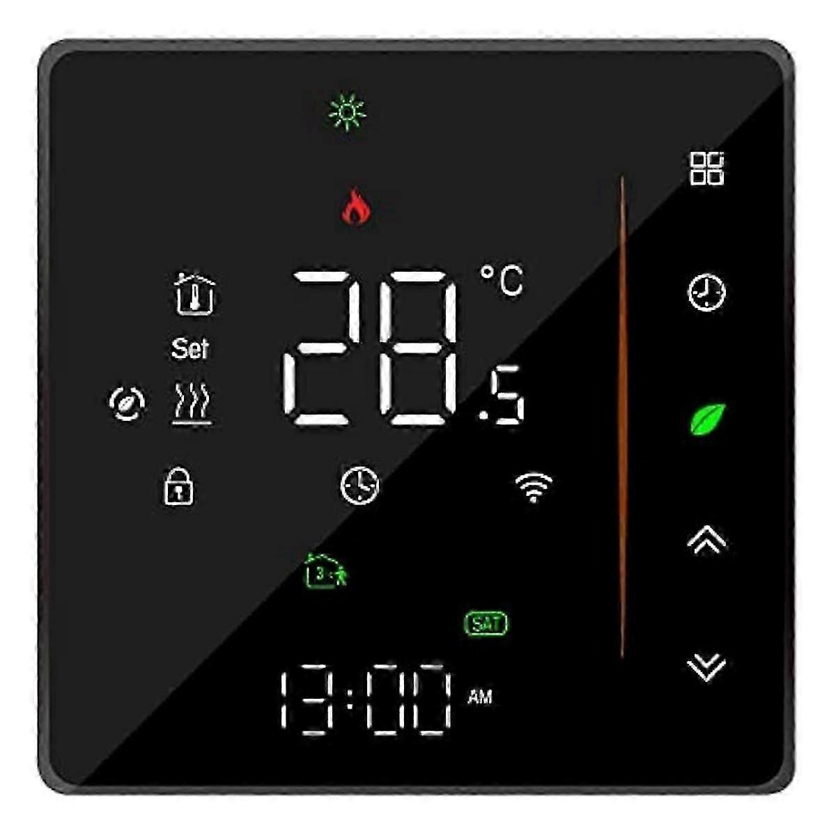 WiFi Smart Thermostat Temperature Controller Weekly Programmable Supports Touch Control-3A