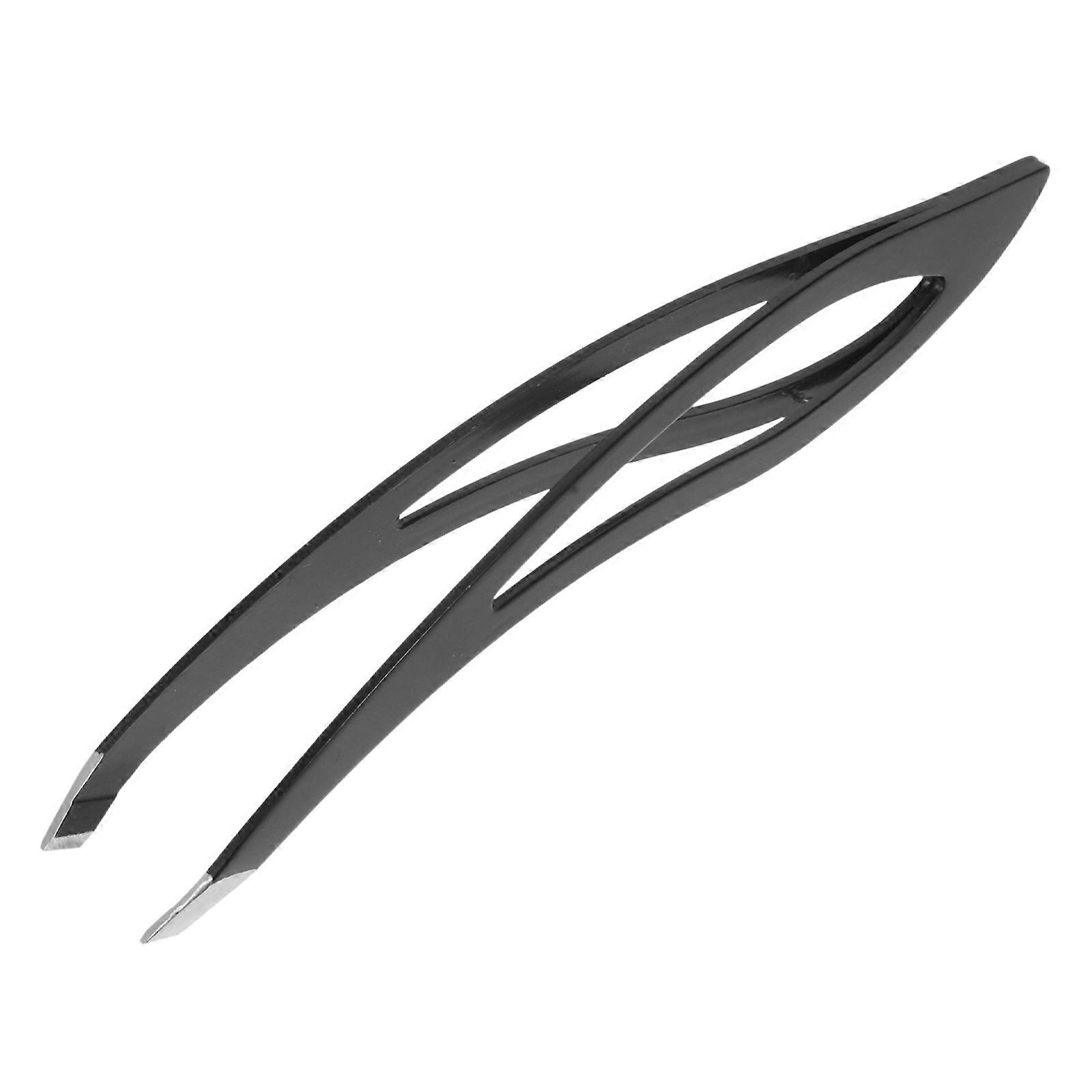 Stainless Steel Eyebrow Tool Slant Tip for Grooming 2Pcs Set