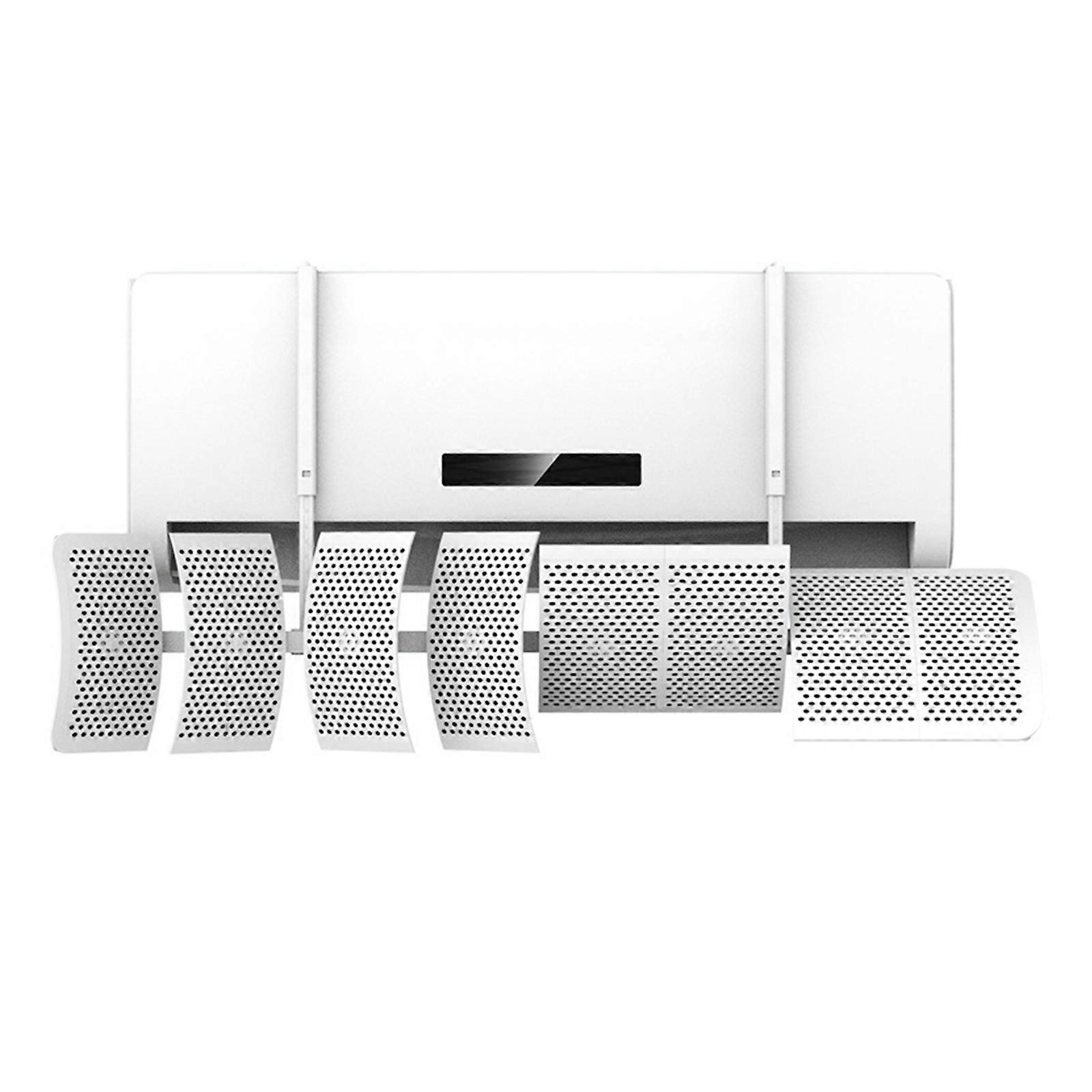 Air Conditioner Deflector Adjustable Mini Split Deflector Anti Direct Blowing Change Wind Direction for Air Conditioner Multicolor