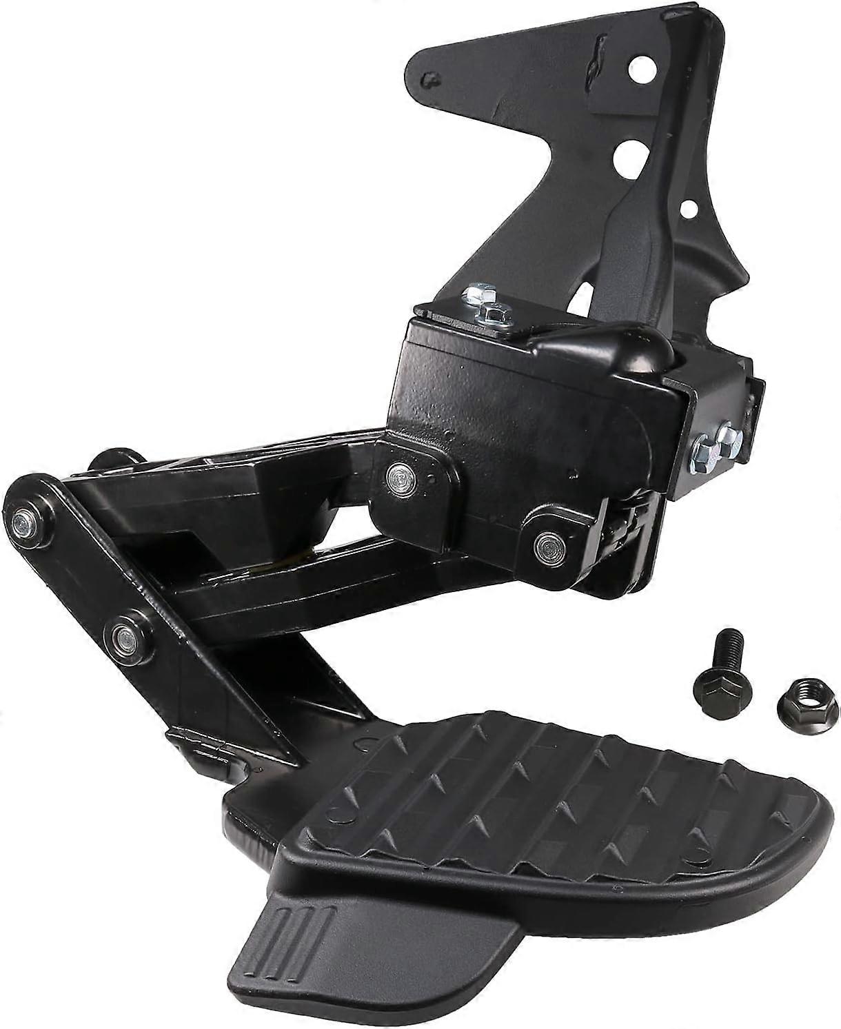 Heavy Duty Stainless Steel Retractable Rear Bumper Bed Step Replacement for 2019-2022 Year Dodge Ram 1500 DT Dual Exhaust